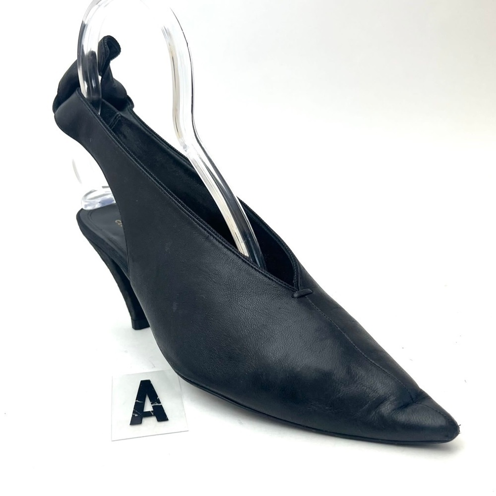 Céline Soft V-neck Nappa 70 Slingback Pump sz 9